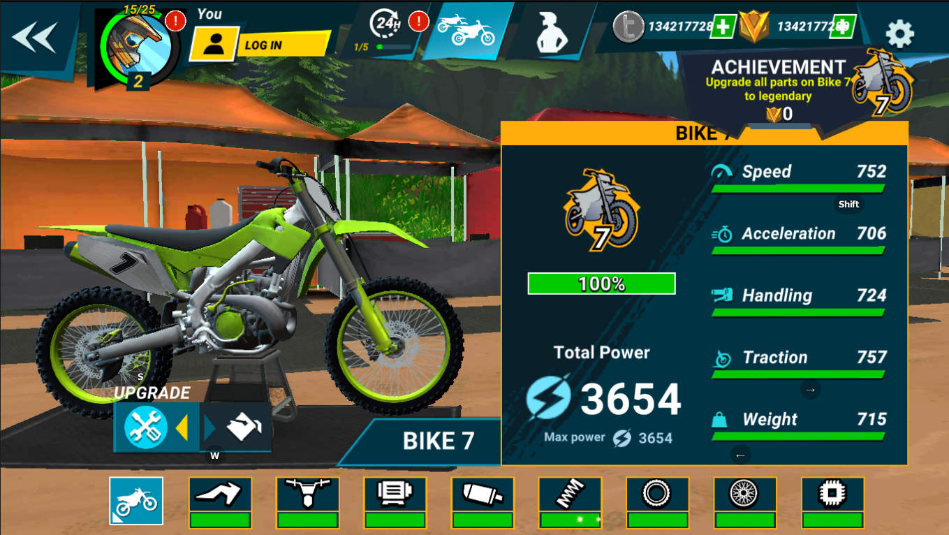 Download Mad Skills Motocross 3 Mod Apk Unlimited Money 